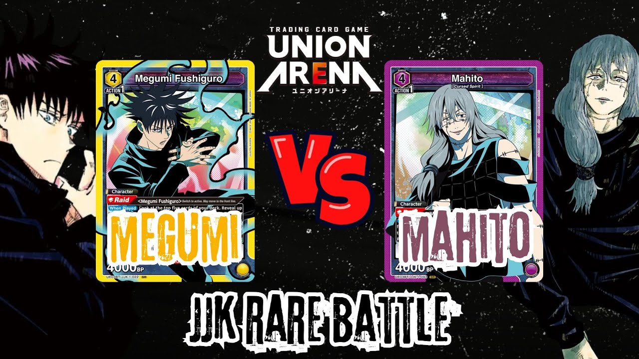 MEGUMI VS MAHITO | UNION ARENA | JJK RARE BATTLE