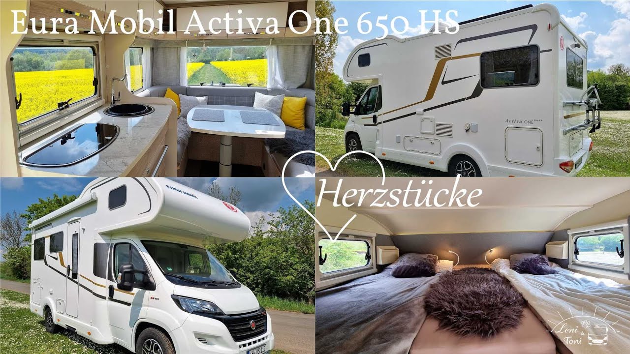 Leni & Toni HERZSTÜCKE | Eura Mobil Activa One 650 HS | Modell 2021 | Ideal für Einsteiger | ♡