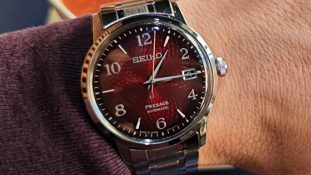 Seiko SRPE41J1 Presage Cocktail Negroni Automatico 4ar35