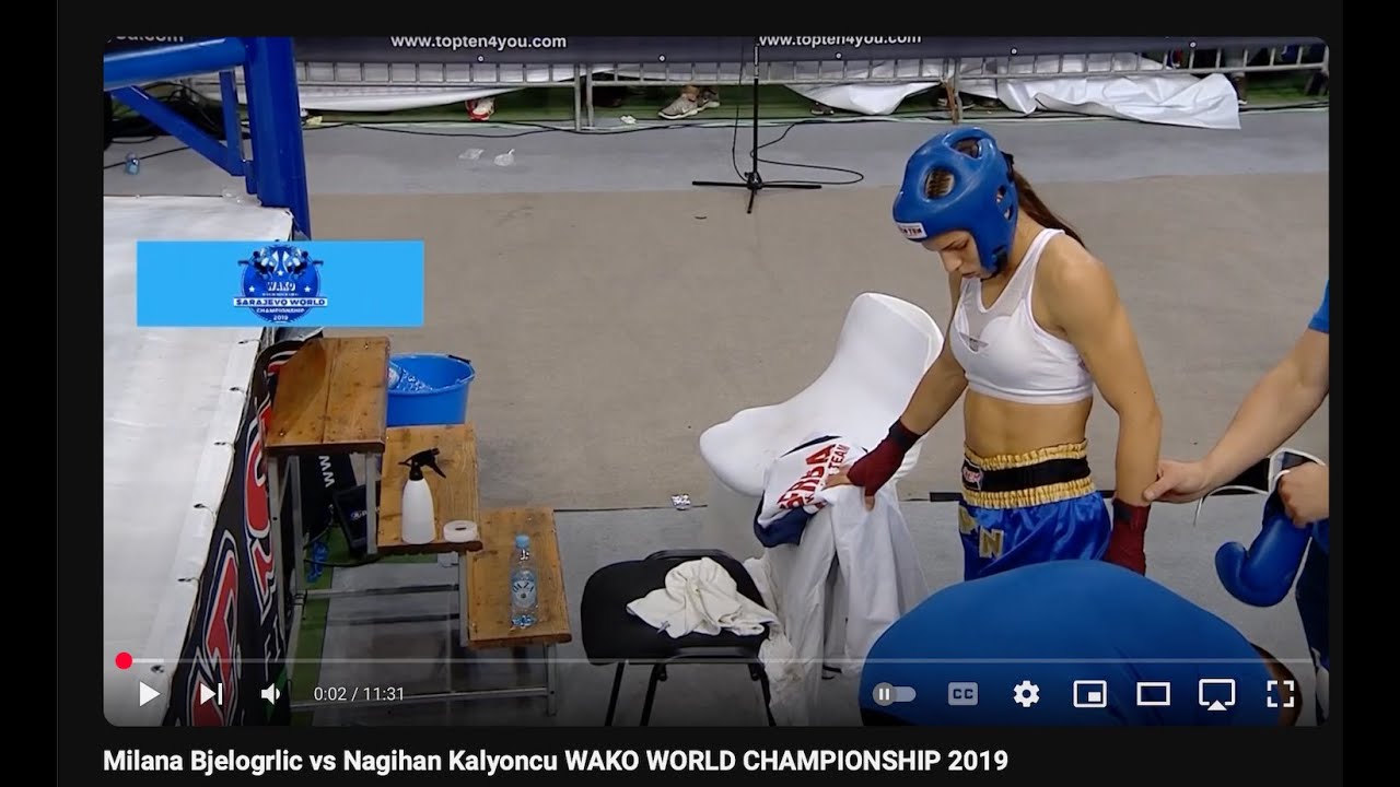 Milana Bjelogrlic (SRB) vs Nagihan Kalyoncu (TUR)  WAKO WORLD CHAMPIONSHIP 2019