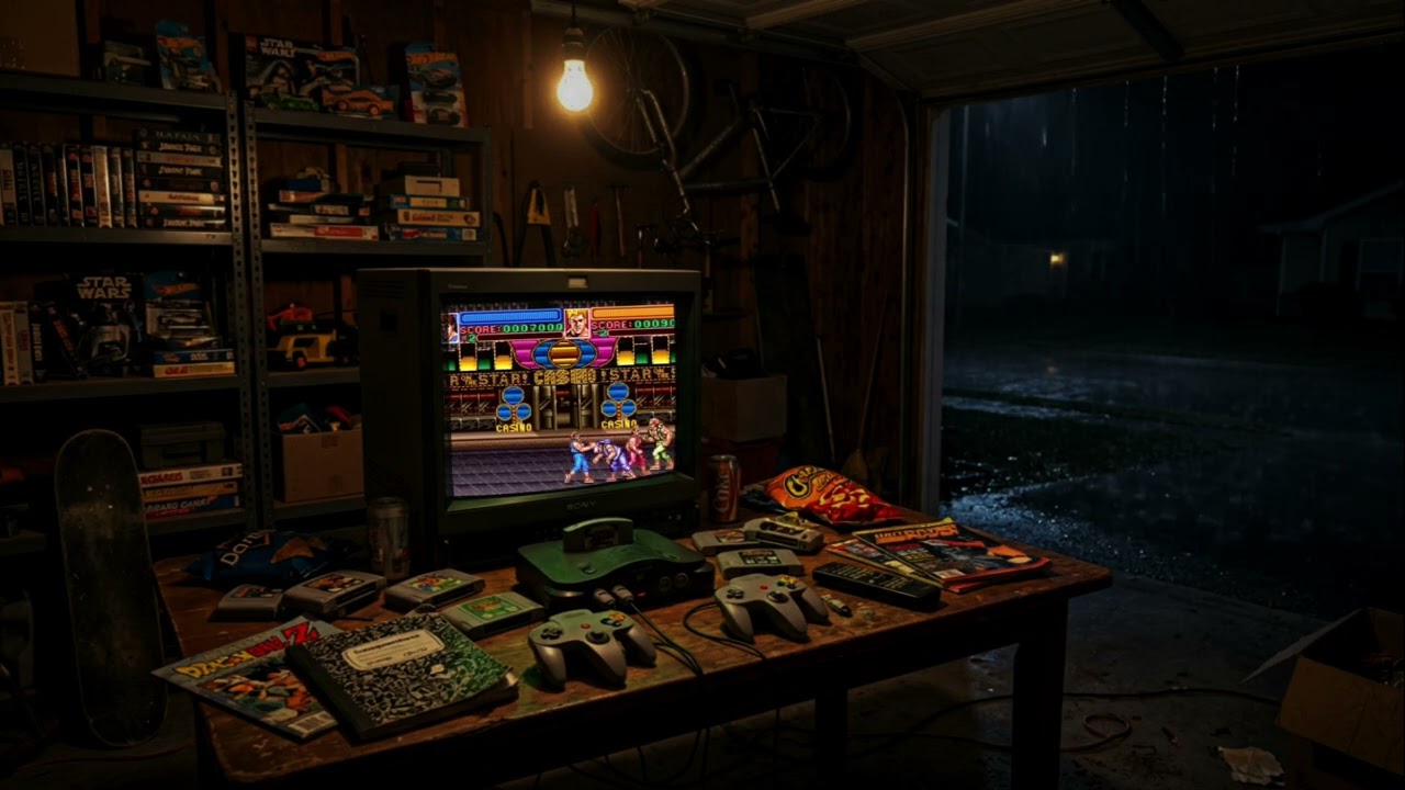 2000s rainy day nostalgia🌧 #2000s #childhood #nostalgia #snes
