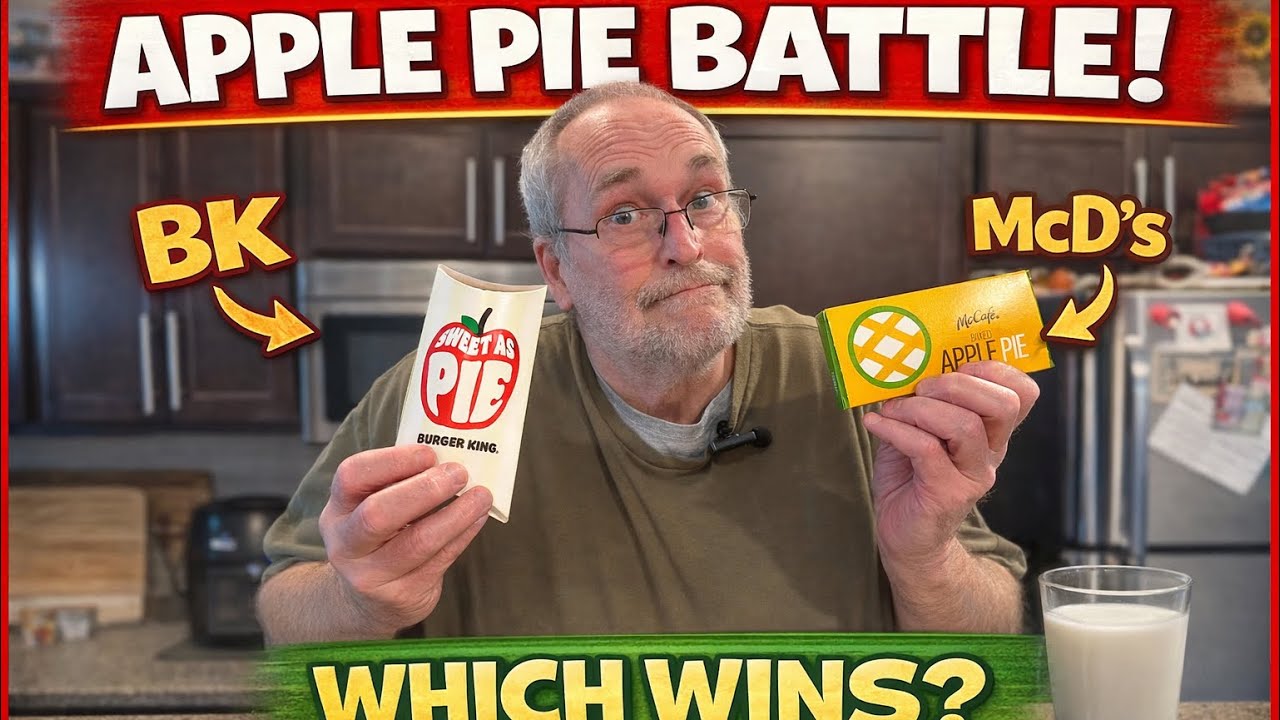 Битва яблочных пирогов между Burger King и McDonald’s 🍎 Какой пирог из фастфуда лучше?