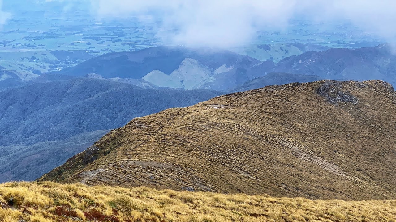 SUMMITING MT HOLDSWORTH IN THE STUNNING TARARUA RANGES OF NEW ZEALAND