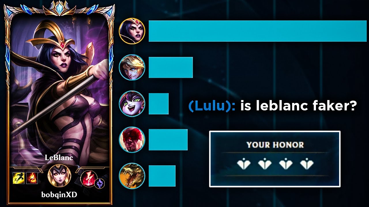 This is what a Faker level Leblanc performance looks like (Part 2)