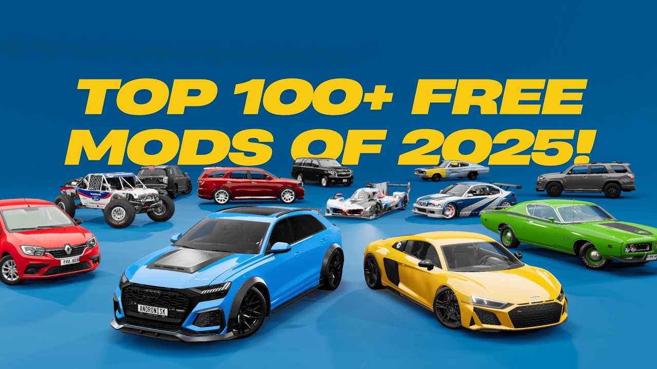 100+ Free Mods You NEED in 2025 for BeamNG Drive