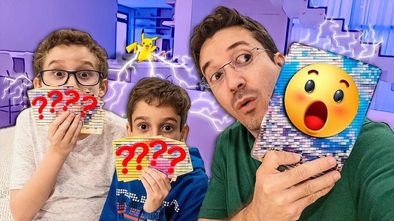 CARTAS POKÉMON RARAS BOX DO VAPOREON VMAX - Paulinho e Toquinho Family