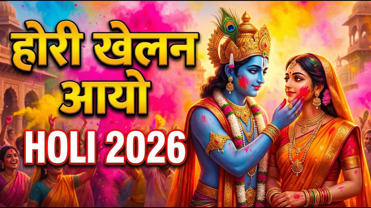 होरी खेलन आयो कन्हैया | ब्रज की लठमार होली | Radha Krishna Holi Song 2026 | Barsana Holi Special