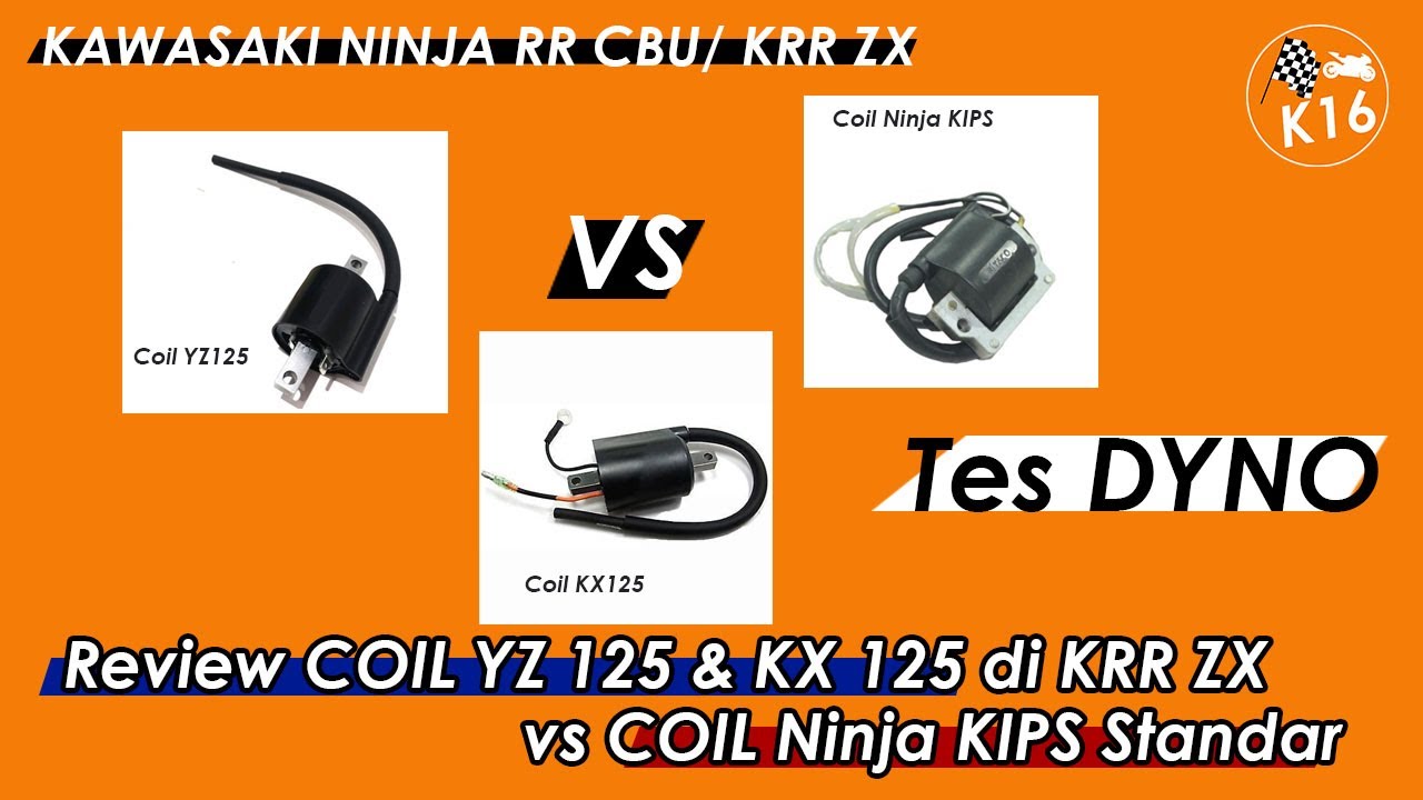 Review - Coil YZ 125 vs KX 125 vs Ninja KIPS - tes dyno