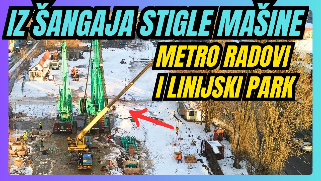 Kod Pančevačkog mosta metro radovi. Kreće izgradnja projekta ,,Dorćol residence" i Linijski park.