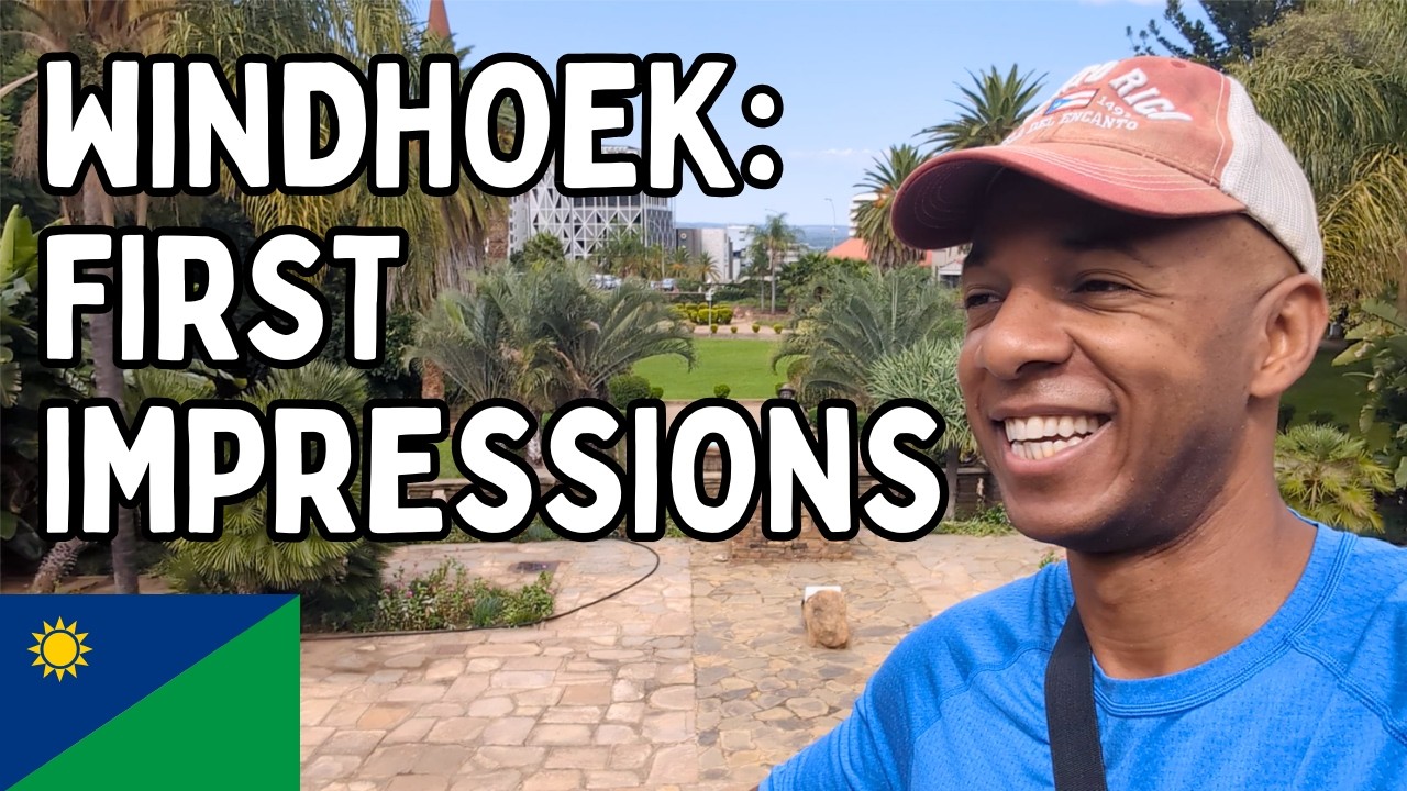 First Impressions of Windhoek, Namibia! 🇳🇦 (Free Walking Tour & Food)