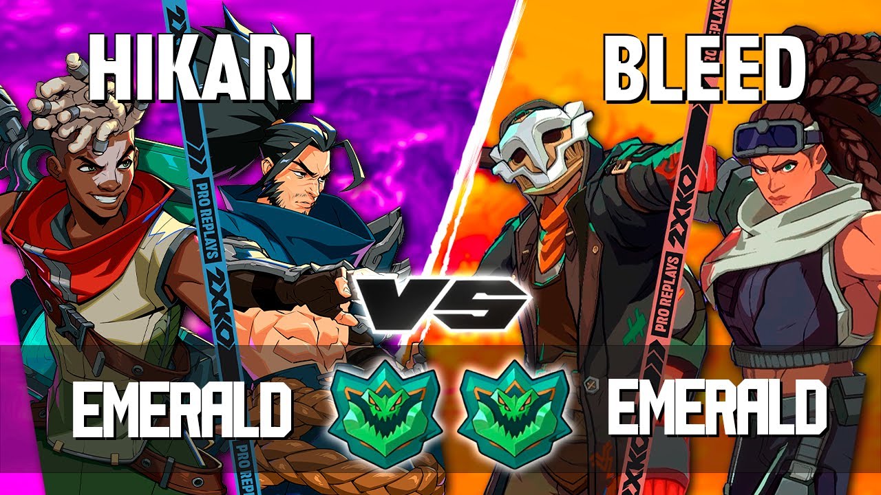 2XKO ▰ HIKARI (Yasuo-Ekko) vs BLEED (Ekko-Illaoi) ▰ 2XKO Pro level replays