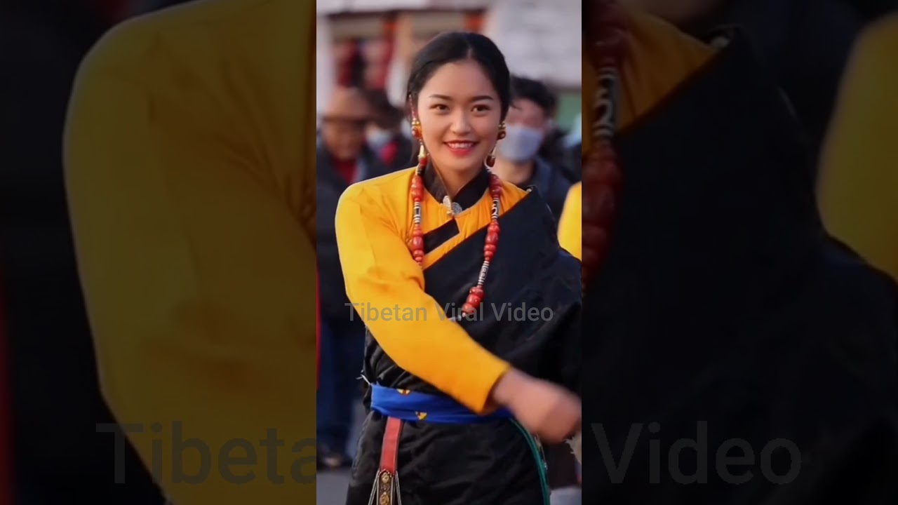 Tibetan Models and Tibetan Fashion #tibetandress #Tibet
