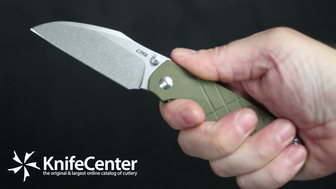 CJRB Cutlery Ray Laconico Kestrel Liner Lock Front Flipper Knife