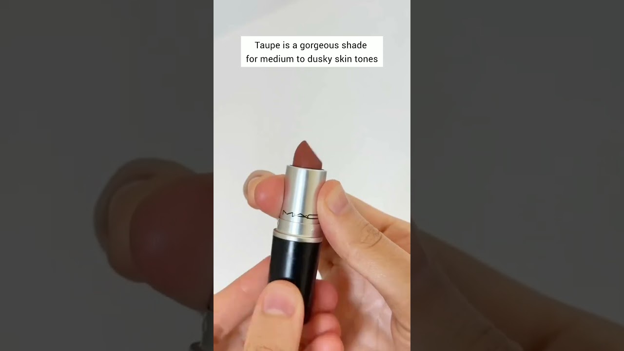 mac lipstick 💄✨ shade -taupe #maclipstick #mac #viral #youtubevedio #swatches #maccosmetics