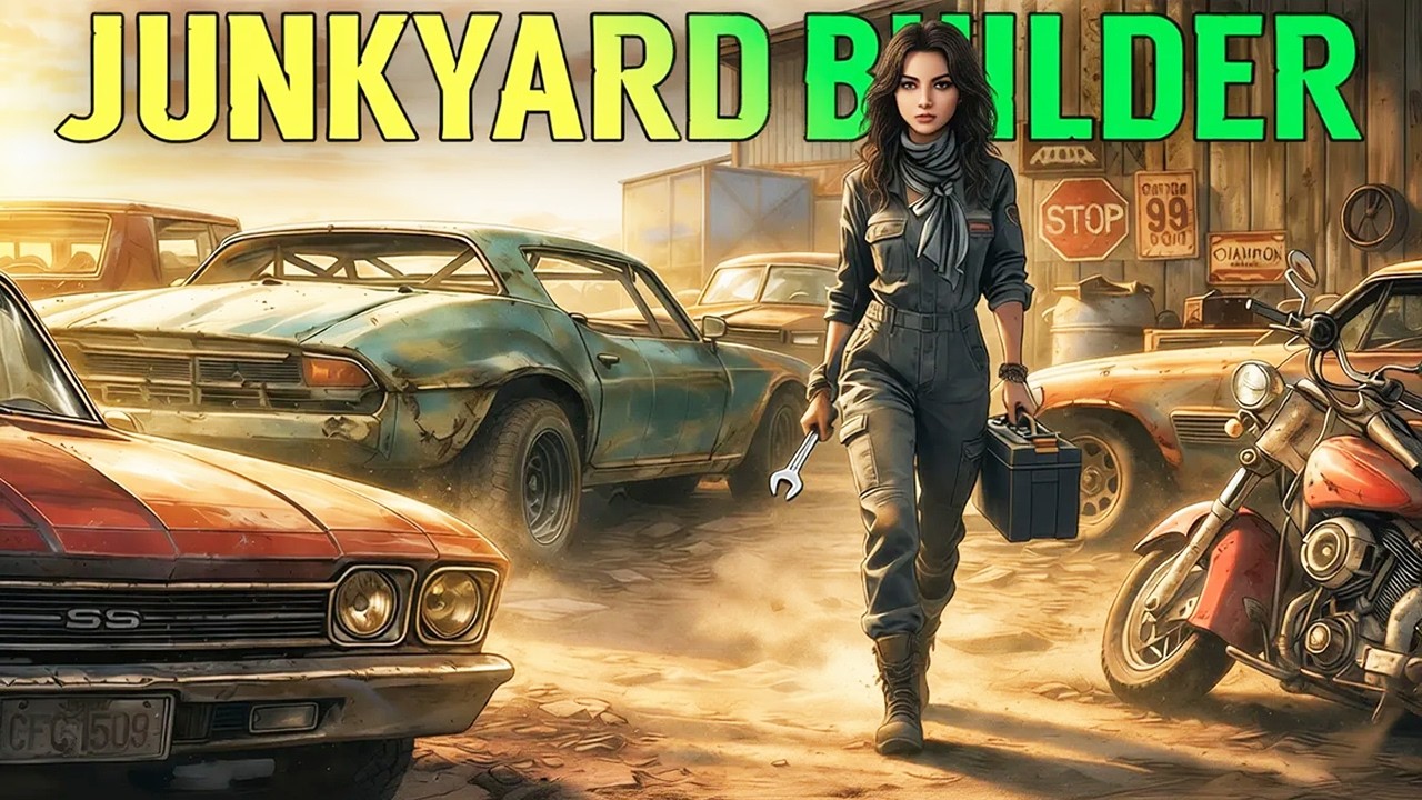 СТРИМ JUNKYARD BUILDER - СИМУЛЯТОР СВАЛКИ ПОСЛЕ БОЛЬШОГО ОБНОВЛЕНИЯ | ЧТО НОВОГО? #4