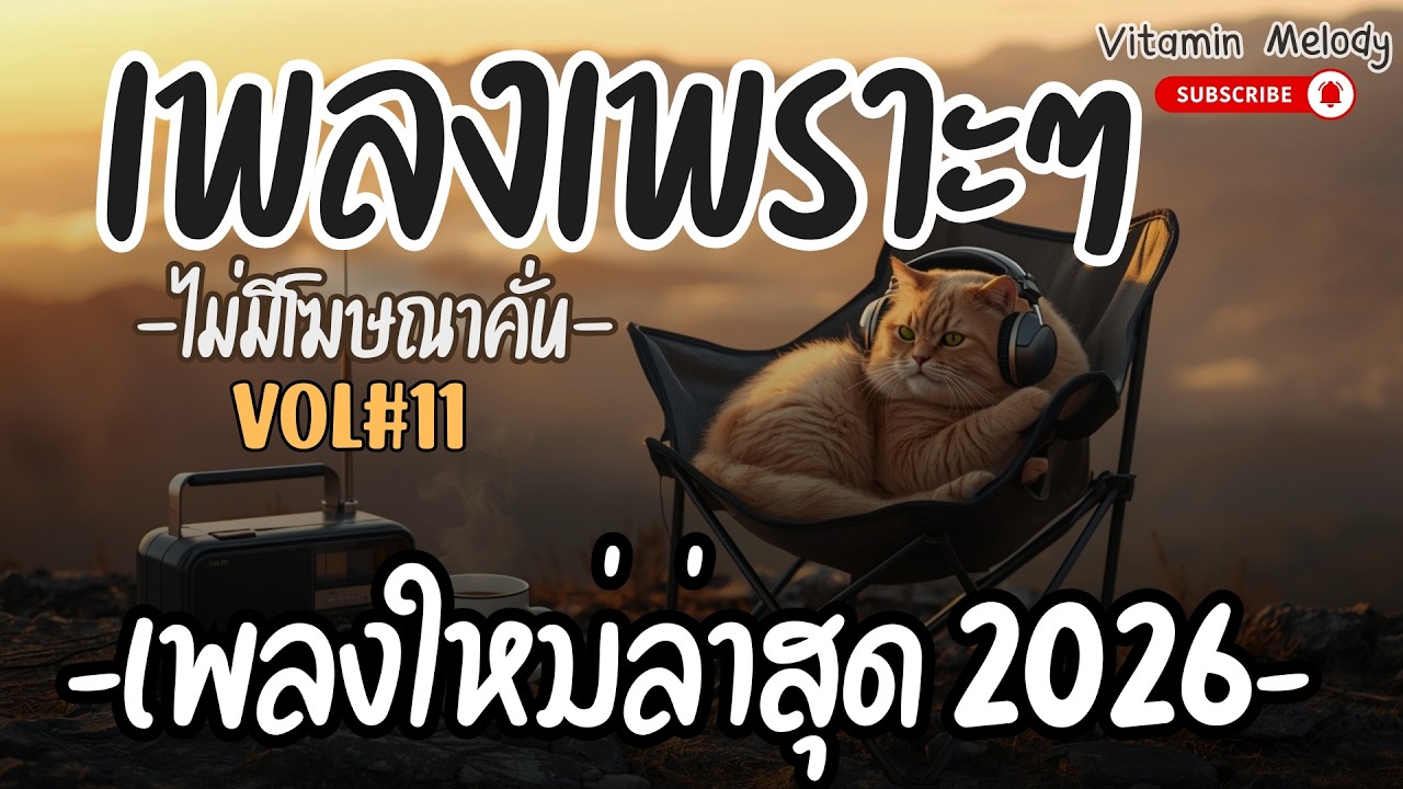 🎶💊VOL#11 |รวมเพลงเพราะๆ  เพลงไทยฟังเพลิน ฟิลหวานละมุน เพลงฮีลใจเปิดยาว เพลงชิลทำงาน | Vitamin Melody