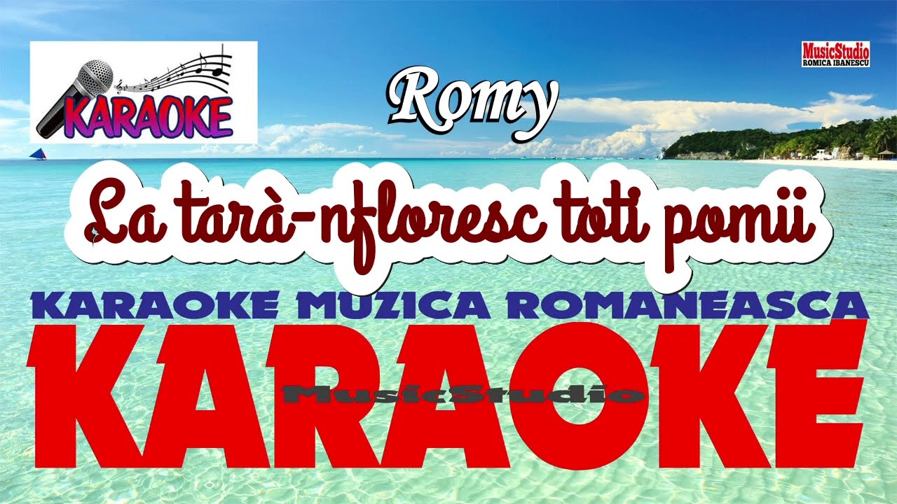 La tara-nfloresc toti pomii - Karaoke - Negativ - Versuri