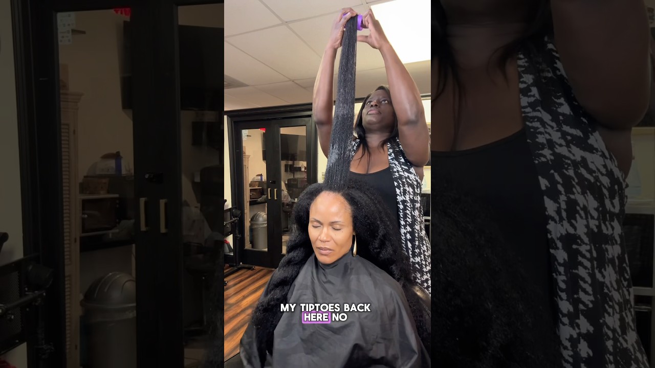 Roller Set On Natural Hair