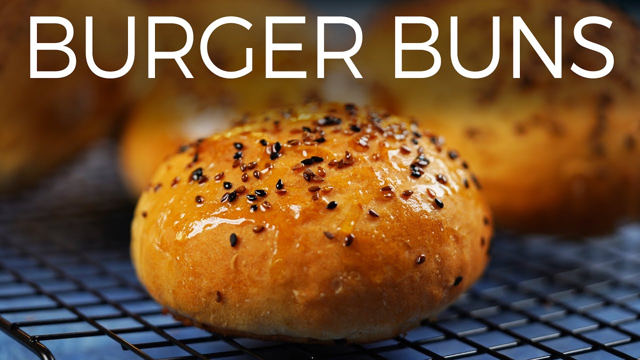 Burger Buns | Fluffy & Soft | Vegan | No Milk No Eggs