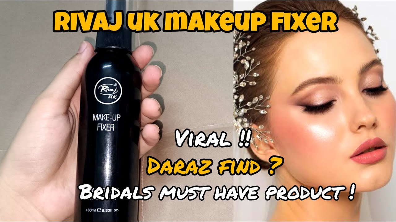 RIVAJ UK MAKEUP FIXER | HONEST REVIEW| Does it stays or not ?? 🤔| How to use ?