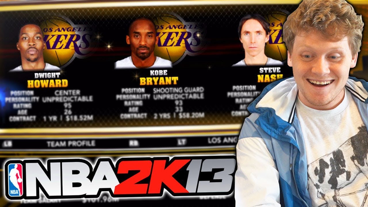 ПЕРЕСТРОЙКА КОМАНДЫ В NBA 2K13!