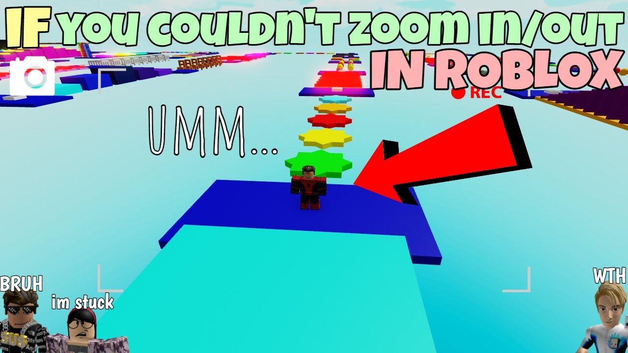 If You Couldn't Zoom In OR Out In ROBLOX