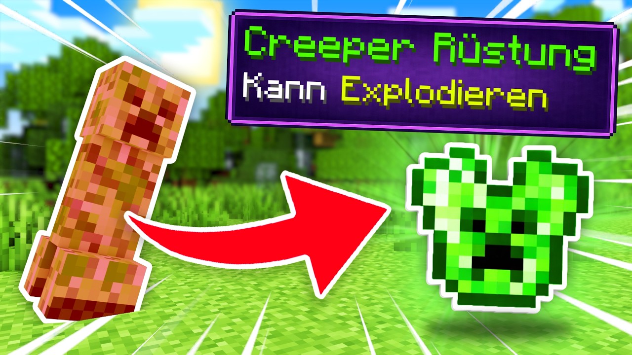 Minecraft, aber mit Custom Mob Rüstung