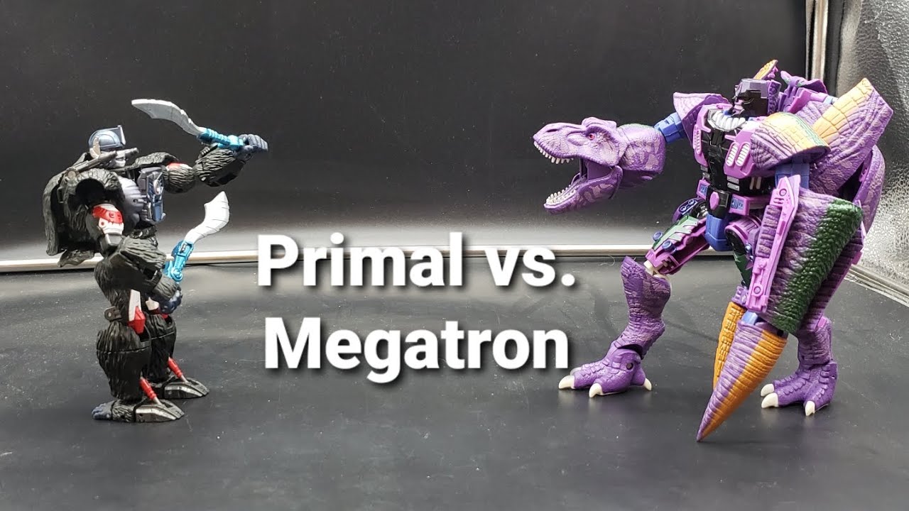 Transformers Beast Wars Again BWVS-01 Optimus Primal vs Megatron review