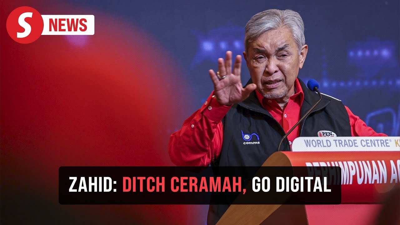 Zahid tells Umno to shift from ceramah to social media to win over youth