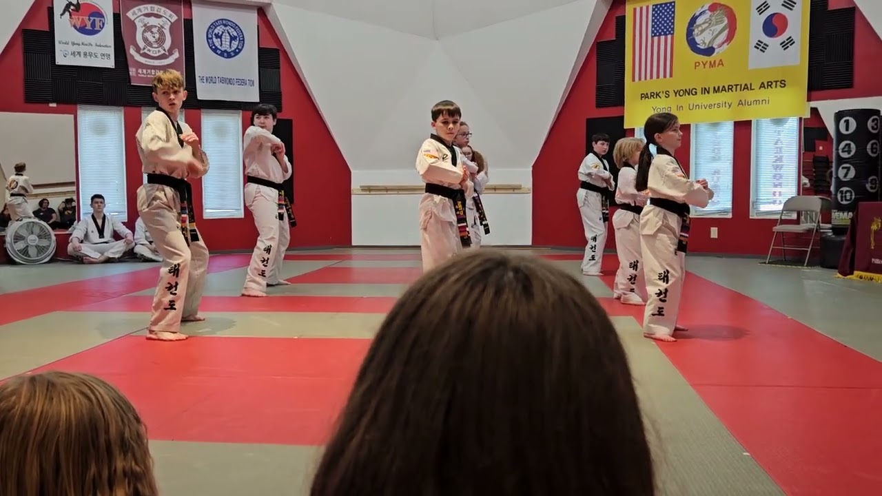 Gabriella, Nicholas, and Angela's -  2d Star Tip Test - Poomsae (Form) Practice