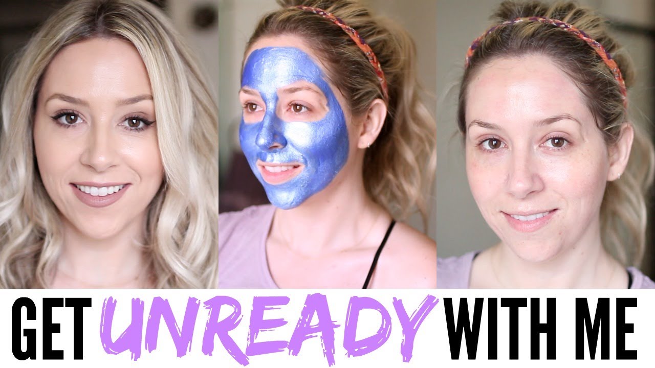GET UNREADY WITH ME 🛀 NIGHT ROUTINE🚿