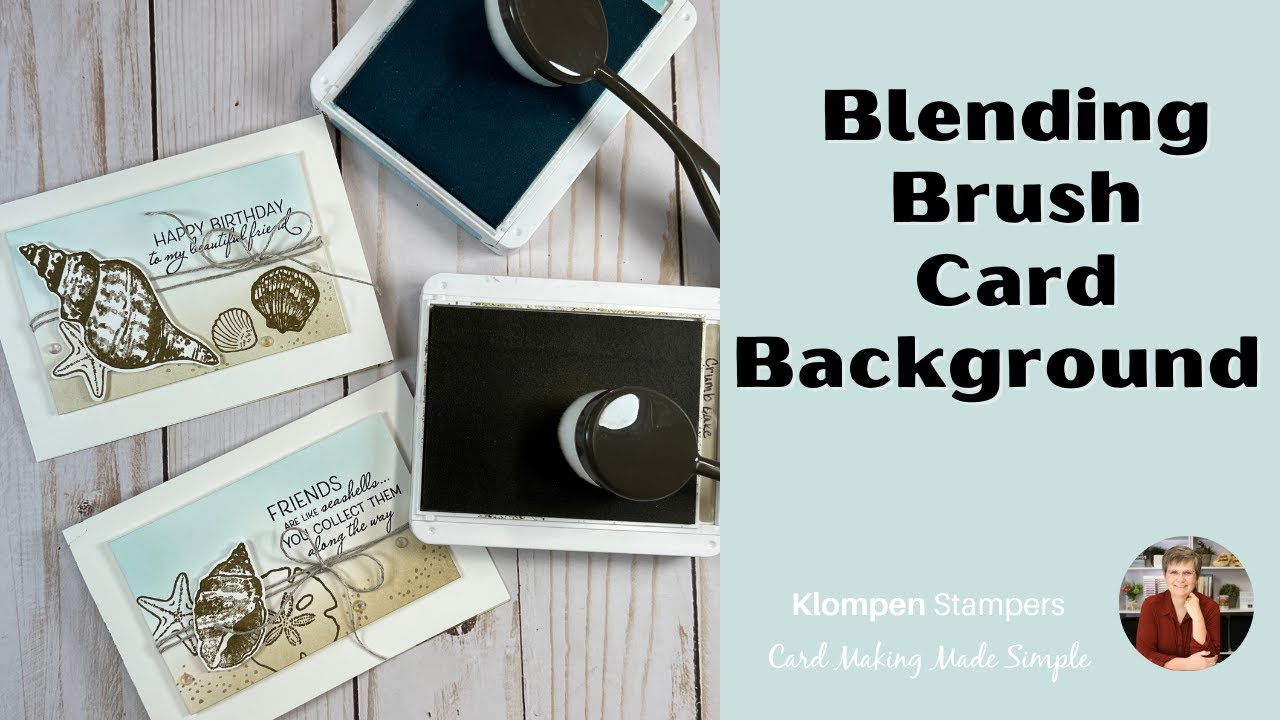 Blending Brush Card Background As Easy As 1-2-3 | Easy Card Making