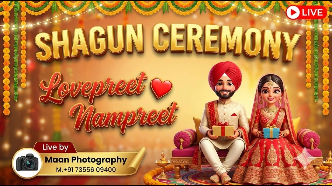 Shagun CEREMONY Lovepreet❤️ NampreetMaan photography