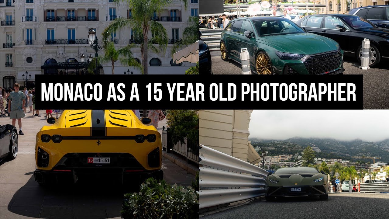 Going to Monaco as a 15 year old photographer
