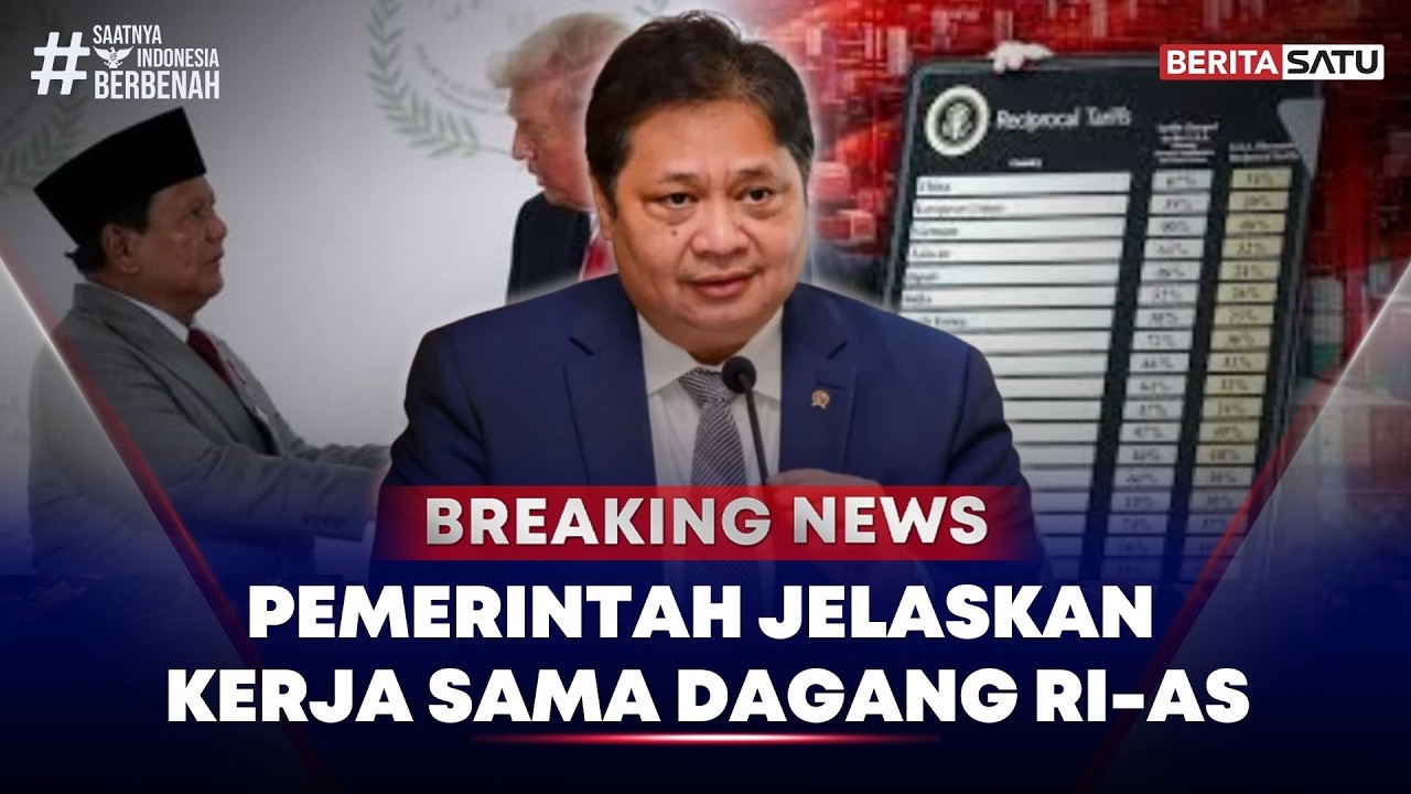 🔴 Breaking News | Keterangan Pers Menko Airlangga Terkait Kerja Sama Dagang RI-AS
