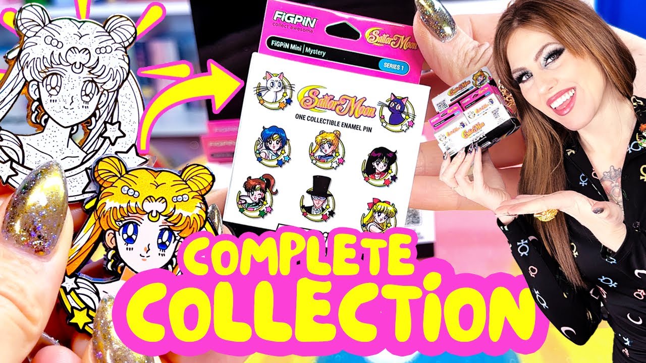 🔥 FiGPiN Mystery Mini SAILOR MOON Series 1 - COMPLETE COLLECTION