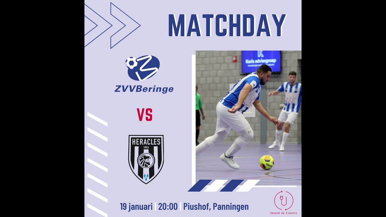 ZVV Beringe - Heracles Almelo Futsal (Samenvatting)