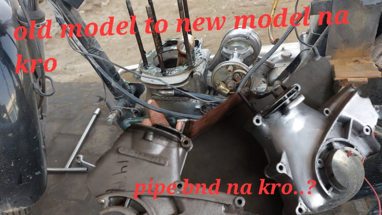 old to new ...pipe bnd ... heavy crank