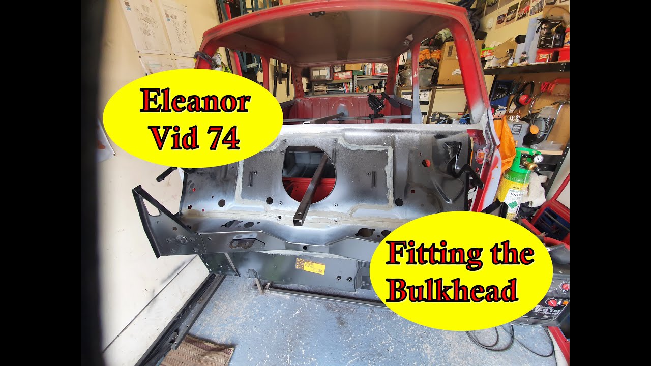 Classic Mini Restoration: Eleanor Video 74, Fitting The Bulkhead