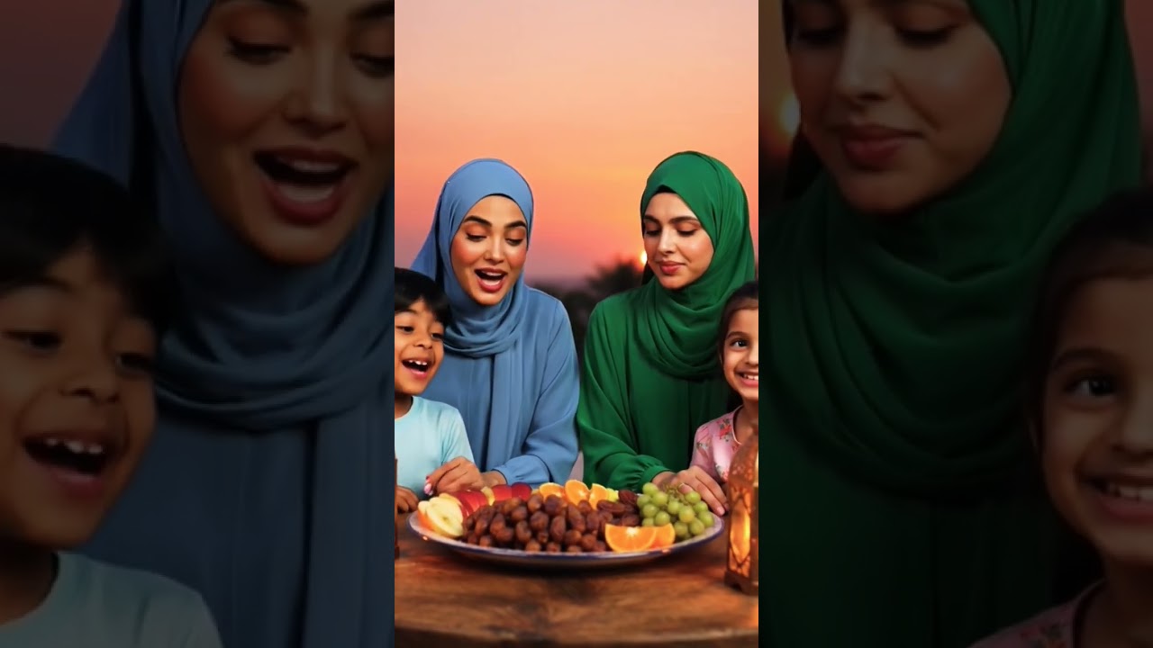 Ramadan Iftar Time 🌙 | Breaking Fast Beautiful Moment