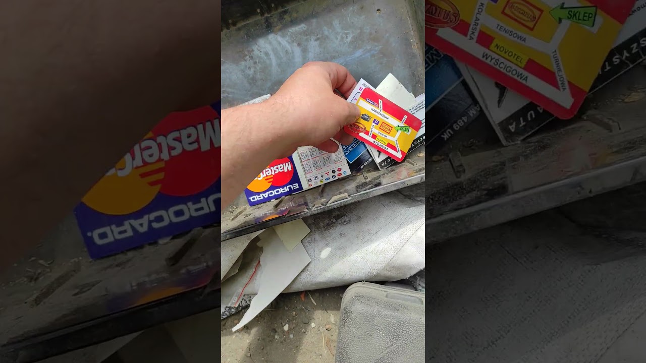 Dumpster, curbside junk and junk pile compilation. Poland.