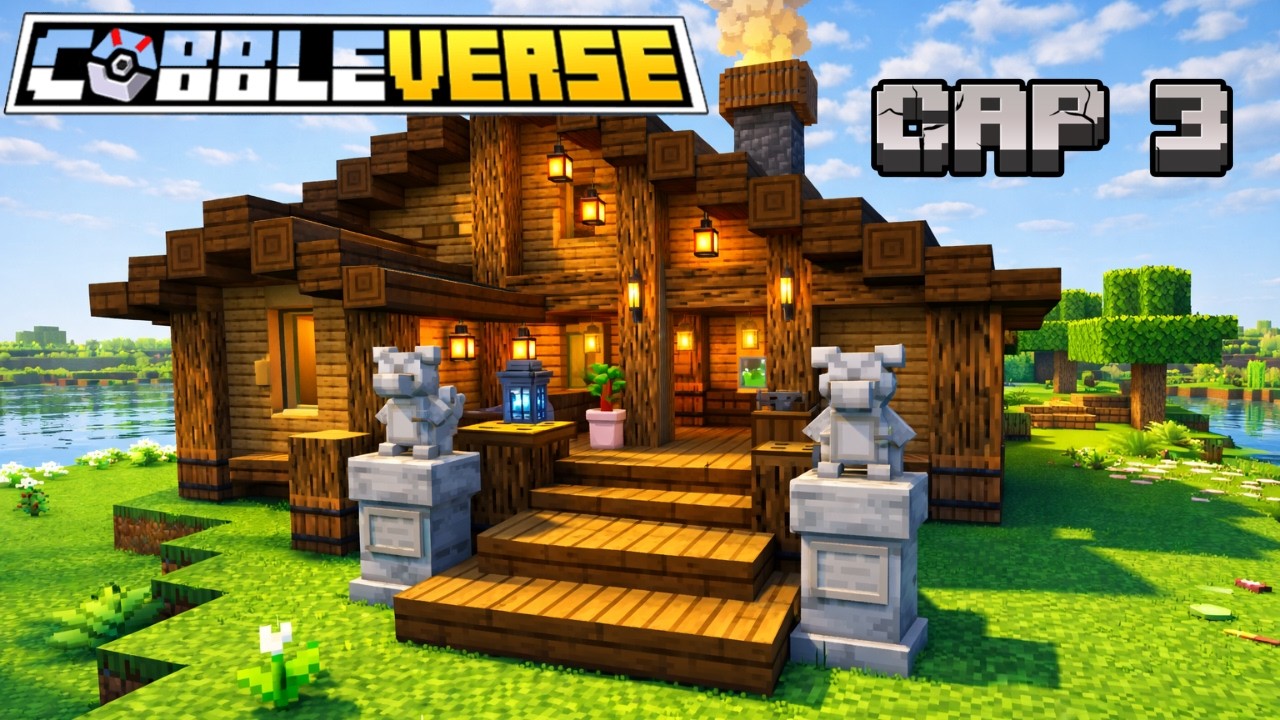 CONSTRUIMOS NUESTRA CASA! | MINECRAFT COBBLEVERSE CAP 3!