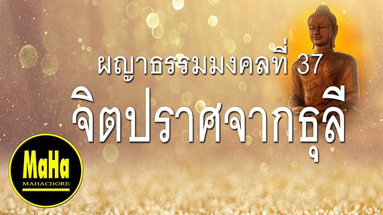 ผญาธรรมมงคลที่ 37 จิตปราศจากธุลี