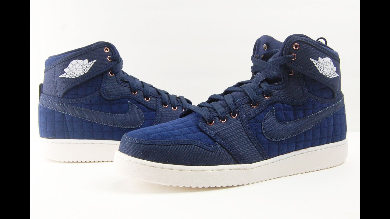 Air Jordan 1 KO High OG Blue Quilted Obsidian Review + On Feet