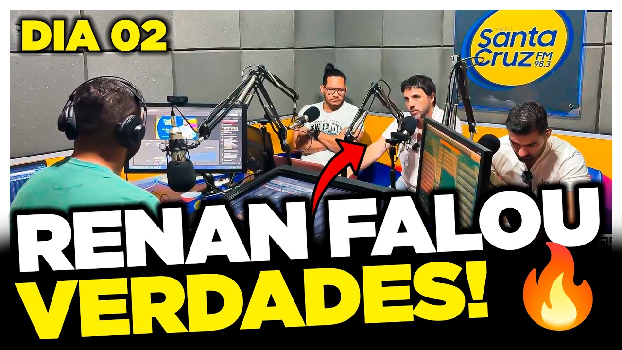 Renan Santos faz Entrevista POLÊMICA na Rádio Santa Cruz - Dia 02