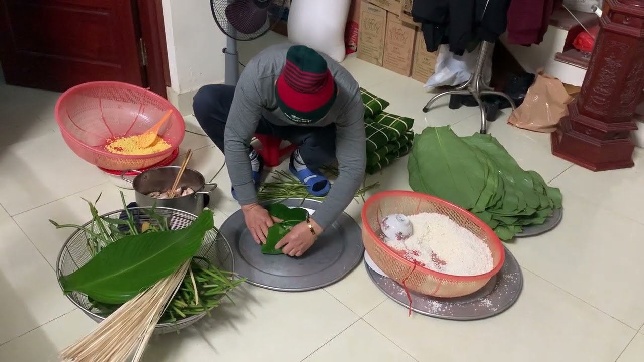  Cách gói bánh chưng không cần khuôn siêu đơn giản  cho ai gói lần đầu #banhchung #tet #lanthi1986