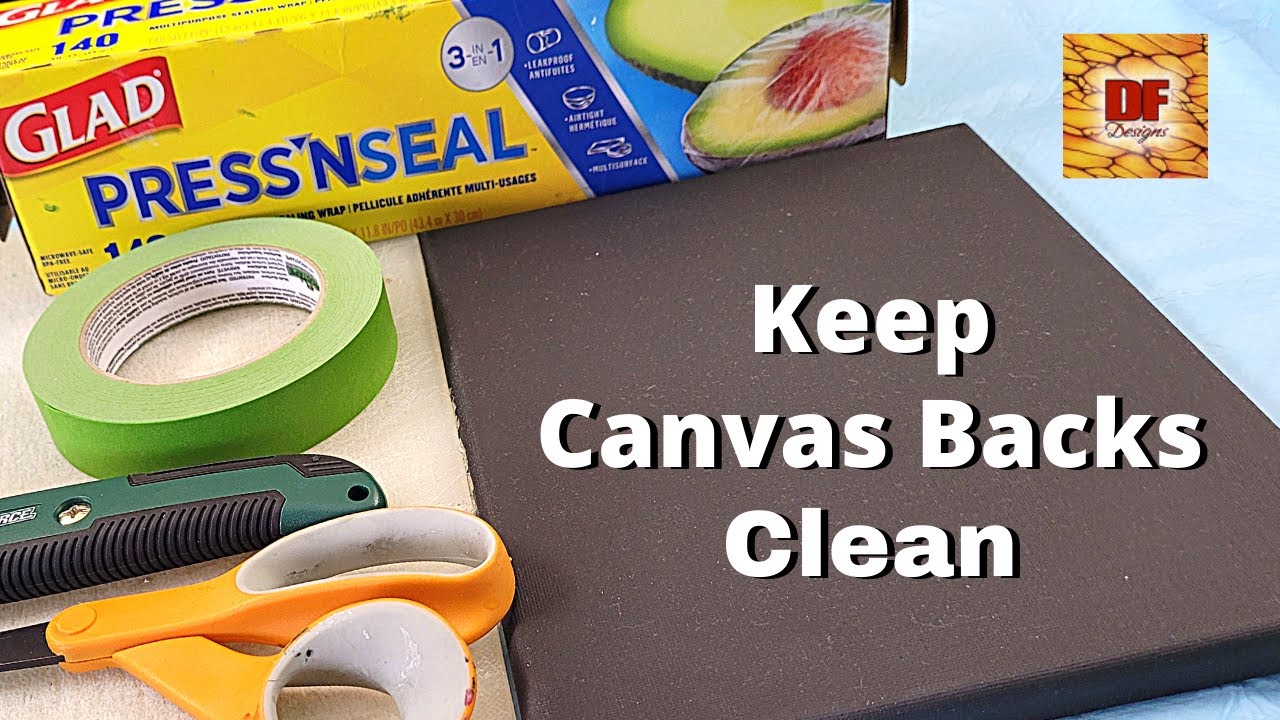 Keep Canvas Backs Clean - Tips & Tricks Acrylic Pouring