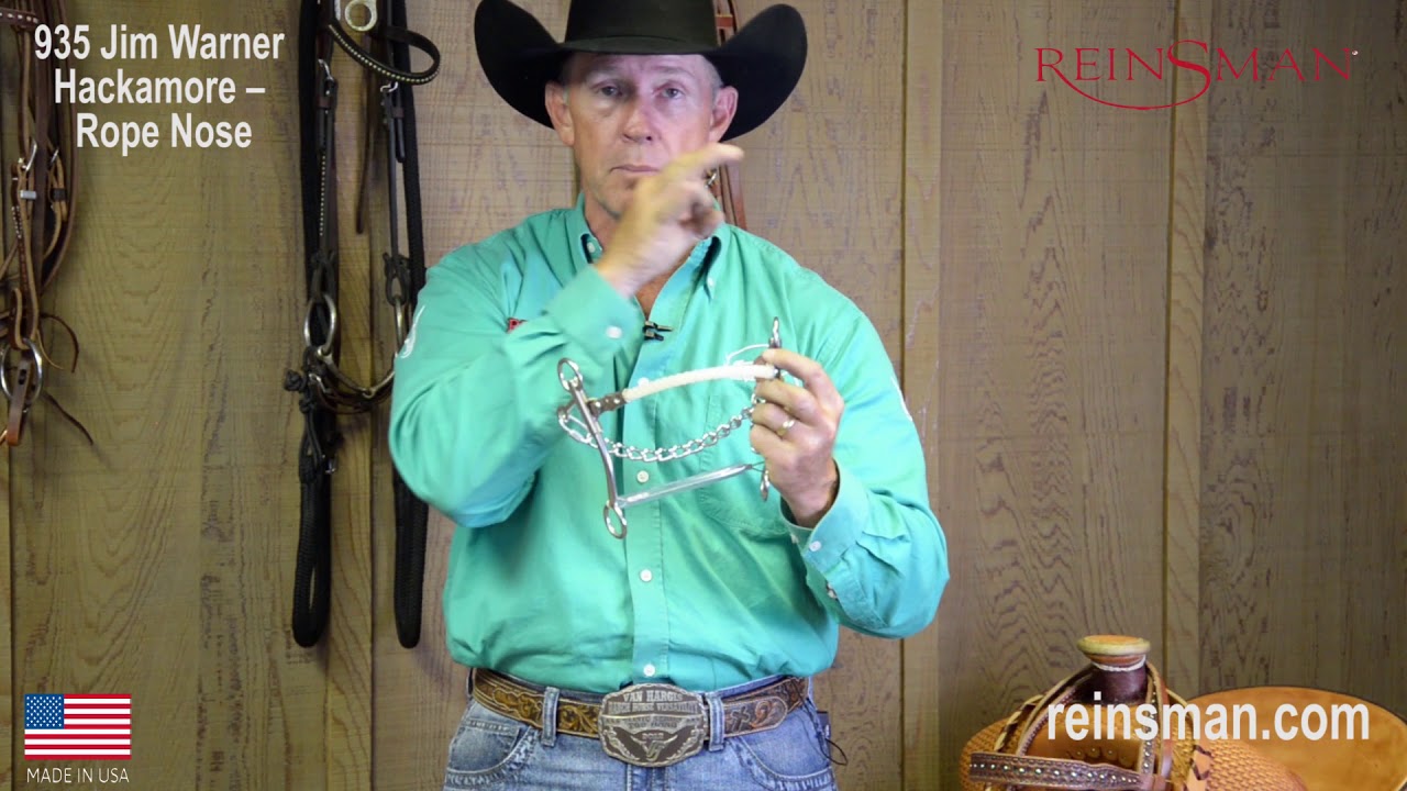 Bit 935 JIM WARNER HACKAMORE – ROPE NOSE