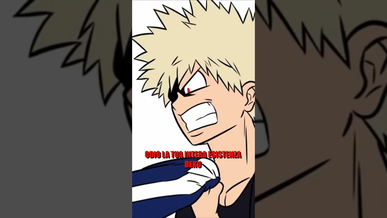 Riassunto di My Hero Academia, i migliori amici Deku e Bakugo. #myheroacademia #doppiaggio