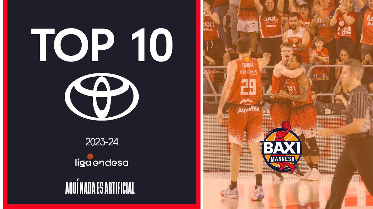 Top10 Toyota: Las mejores Jugadas de BAXI Manresa | Liga Endesa 2023-24